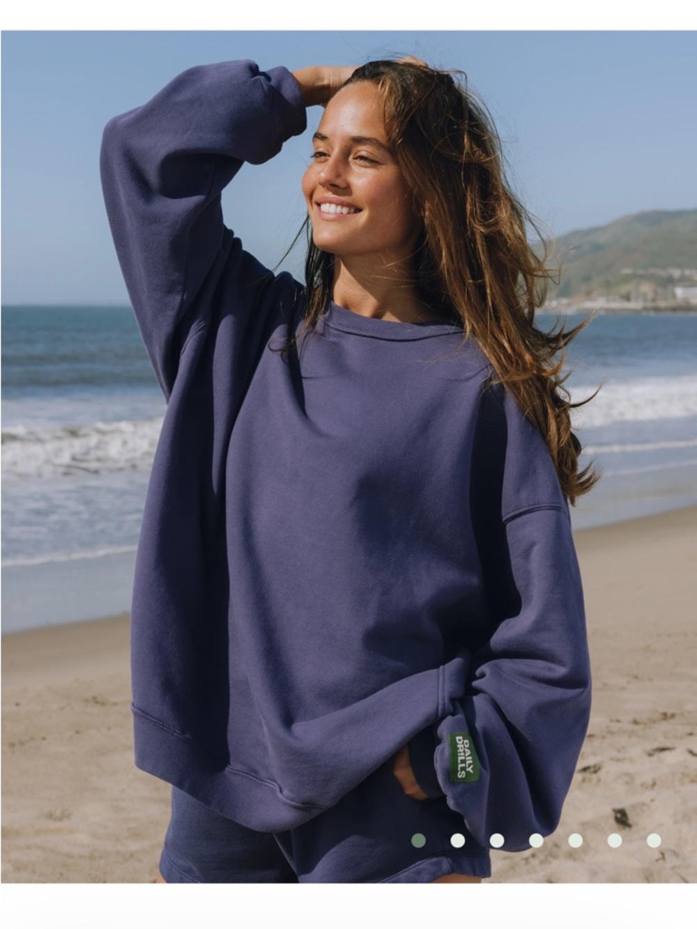 Oversized sweatshirt AND sweat shorts from Daily Drills!!!